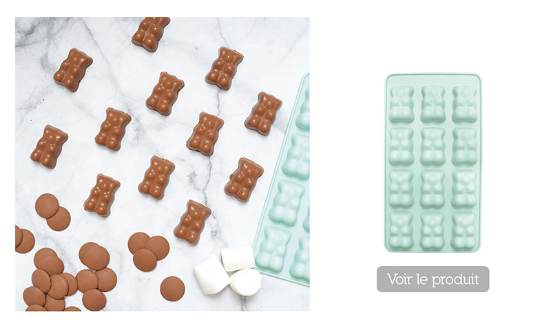 Moule en silicone oursons